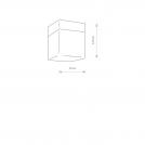 NOWODVORSKI - Bathroom ceiling lamp IP44 8054 SIS BL I CG • G9 1x40W (1)