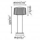 FARO - Градинска лампа IP44 MUFFIN 74434B-04 (1)