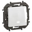 LEGRAND - 2-way switch with backlight white Niloe New NP2211WH