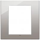 VIMAR - 22668.83 - Plate 8M metal black chrome