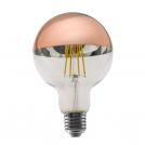 ACA LIGHTING - LED FILAMENT E27 DIM G95 8W ROSE GOLD 2700K 230V AC 900LM RA80 30000H 180° PALA958WWDIMRG