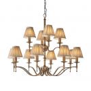 INTERIORS 1900 - Полилей   STANFORD antique brass 63626   E14, 12x40W