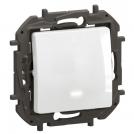 LEGRAND - 1-way switch with backlight white Niloe New NP2111WH