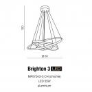 AZZARDO - BRIGHTON 3 CHROME MP57043-3 CH  (2)