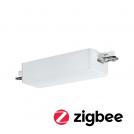PAULMANN - Адаптер за шини 50051 URail rail adapter Smart Home Zigbee 3.0 Dimm/Switch ⏺155x56mm ⏺Бял
