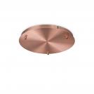 IDEAL LUX - ceiling cup 285627 ROSONE STANDARD 3 LUCI RAME BRUNITO