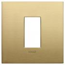 VIMAR - 19641.12.01 - Classic plate 1M metal brushed brass