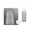 PAULMANN - Абажур за пендел 95352 URail shade Drio 2Easy⏺ 152mm / Опушено стъкло (2)