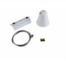 V-TAC -  Hanging Track Light Kit 1M/4Line White SKU: 3566