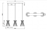 TRIO - ROD – R31533080 excl. 3x E27 · max. 40W (5)
