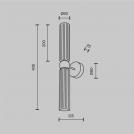 MAYTONI - Аплик G9 X 2 28W злато ANTIC MOD302WL-02CG1 (3)