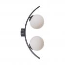 ZUMA LINE - АПЛИК HELIX 5015 2XE14 ЧЕРЕН/БЯЛ 2x40W 002177-026886