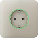 AJAX - Smart Schuko socket faceplate, stand-alone, cream, SoloCover 60027.164.IV