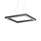 IDEAL LUX - pendant luminaire  ORACLE SP1 D60 SQUARE NERO 245690