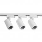 GTV Lighting - XLT-Z3OP20SZ1B-00 TRAX BIS Kit 3x20W white aluminum with 1m rail GU10