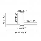 FARO - Таванен вентилатор TUBE FAN 32036WP-10 (1)