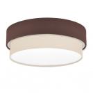 COUP LIGHT - Плафон ф390 CAKE 3хЕ27 3х40W плат / метал, кафяв / бежов  3935-23-3E27