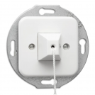 THPG - Pull switch alternation 10A Ø 7,0 cm Duroplast white 176431