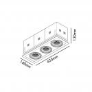 FARO - downlight MINI-COLIN-3 033014303 LED 72W, 3000K, 5500LM, IP23 (1)