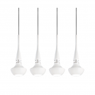 AZZARDO - Tasos 4 White wisząca  Model MD2095b-4w 