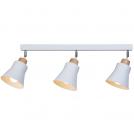 LIS LIGHTING - Плафон WOOD 5800PL-H01 E27, 3x40W, H:30, D:87cm, бяло (3)