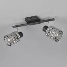 TRIO - Спот JACK R86422032 2x E27 · max. 10W метал черен / стъкло опушено (2)