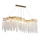 ELMARK - ANTONIO CHANDELIER 8XG9 GOLD/CRYSTALS - 955ANTONIO8