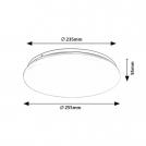 RABALUX - Плафон VENDEL 71104 LED 12W 1150lm 4000K звезден (3)