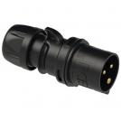 PCE - CEE-plug 32A 3p 6h SHARK black  023-6x