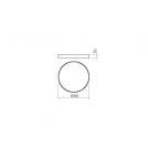 SMARTER - Ceiling Lamp KNOB 05-931 mat white, opal LED 36W 3000K-6500K (1)