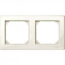 SCHNEIDER ELECTRIC -  MTN478244 M-Smart frame, 2-gang, white, glossy