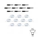PAULMANN - 93400 Recessed light Base basic set pivoting round ✴90mm 20° GU10 max. 10W~230V⚡dimmable✴white (2)