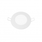 ACA LIGHTING - PLATO640RW  LED SLIM PANEL WHITE ROUND REC. 6W 4000K 470Lm Φ119 230V AC Ra80