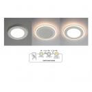 SMARTER - Луна за вграждане PT05 70399 матово бял, сатен LED 3.5+1.5W 3000K (1)