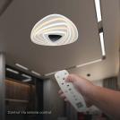 V-TAC - 120W Designer Smart Ceiling Light 3000K+6000K Dimmable, Remote Control SKU: 15357  (3)