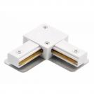 GTV Lighting - XLT-1FAC33-00 Angular L connector for Magnetic rail white aluminum