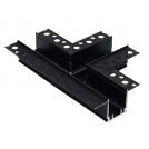 ULTRALUX - T-connector for recessed mounting deep rails black LMST30TK