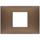 VIMAR - 09672.24 cover plate - 2 centered module matt copper color NEVE UP
