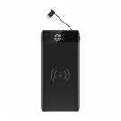 V-TAC - 20000 mAh Външна Батерия Безжично Зареждане Черна SKU: 8859 VT-3058
