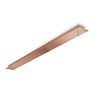 IDEAL LUX - ceiling cup ROSONE METALLO 3 LUCE Rame brunito 249292