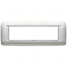 VIMAR - 20687.C10 - Eikon Chrome Round Рамка 7М италиански стандарт Metallic silver