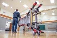 LITTLE GIANT - COMPACT CAGE, 6'-10' Model - ANSI Type IAA - 375 lb Rated, Fiberglass Adjustable Enclosed Elevated Platform 19506-244 (11)