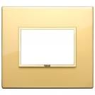 VIMAR - 21653.G09 - Plate 3M aluminium polished gold