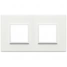 VIMAR - 21643.17 - Plate 4M (2+2) 71mm total white