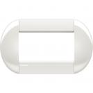 BTICINO - LNB4804BI Round cover plate 4 modules - white 