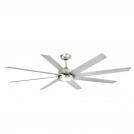 FARO - CENTURY LED Matt nickel ceiling fan with DC motor 33554WP