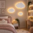 ACA LIGHTING - LED Аплик за детска стая ''облаче'' 9W 3000K 720lm ZM44LEDW24W (3)