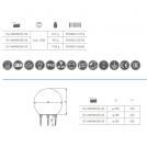 GTV Lighting - OS-MARMO28-00 Градинска лампа MARMO 28 20W E27 220VAC (3)