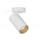 NOWODVORSKI - Спот за външен монтаж 7771 MONO I WHITE/GOLD • GU10 1X10W LED • IP20