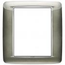 VIMAR - 20698.C08 - Round plate 8M Bright titanium